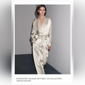 Zara Light Gray Wrap Dress